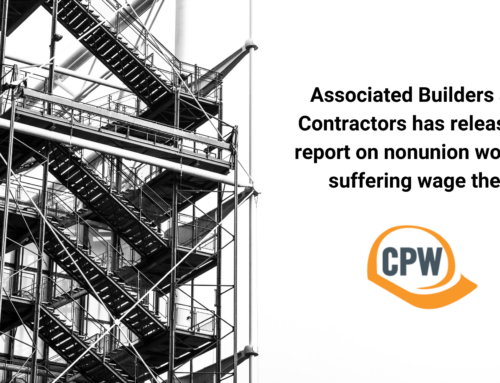 Associated Builders and Contractors has released a report on nonunion workers suffering wage theft
